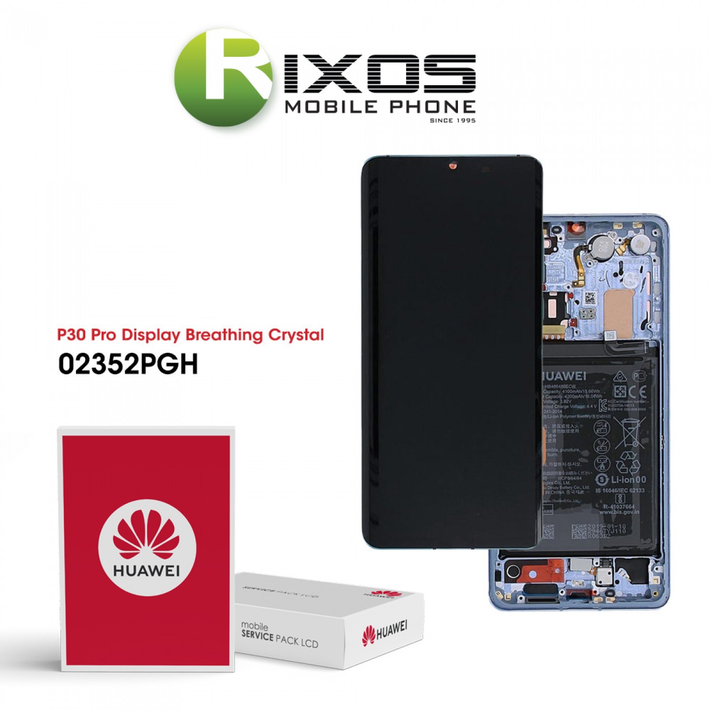 Pgh Huawei P Pro Lcd Display Screen Touch Battery Assembly