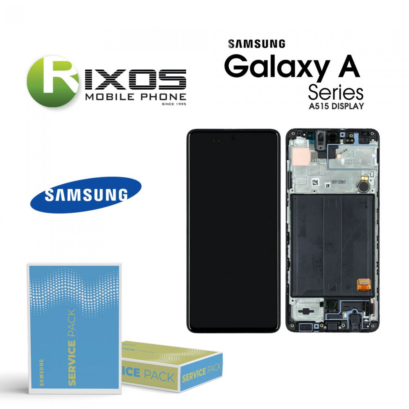 Samsung Galaxy A Sm A F Lcd Display Unit Complete Black Gh